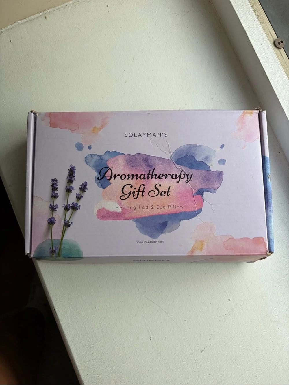 Aromatherapy Gift Set - Lavender Heating Pad and Eye Pillow